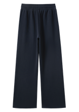 STRATHMORE NETBALL WIDE LEG TRACKPANT - NAVY