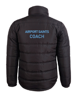 AIRPORT SAINTS NETBALL CLUB COACH'S PUFFER JACKET