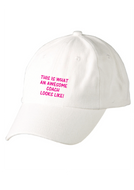 Cap "Awesome Coach" -  White