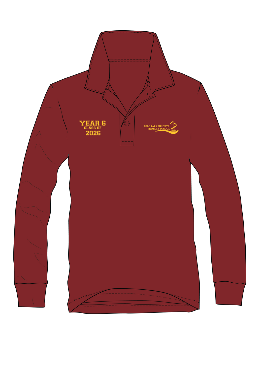 Mill Park Heights -  Long Sleeve Polo Top 2026