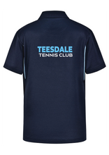 TEESDALE TENNIS CLUB SHORT SLEEVE POLO WITH OPTIONAL CUSTOM NAME