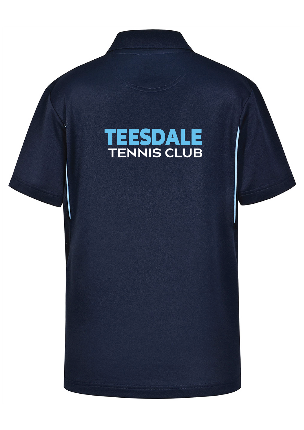 TEESDALE TENNIS CLUB SHORT SLEEVE POLO WITH OPTIONAL CUSTOM NAME