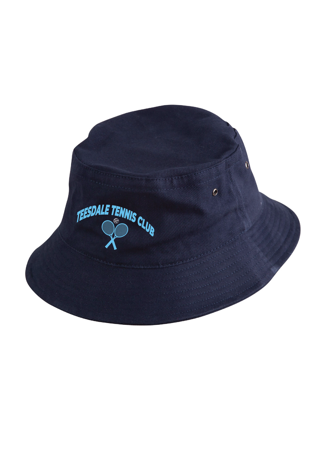 Teesdale Tennis Club soft cotton bucket hat - Navy