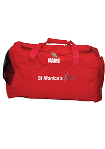 St Monica's Netball Club Kit Bag with custom name