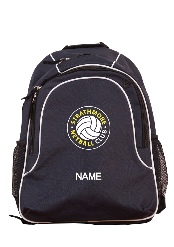 Strathmore Netball Club Back Pack - with personalised name
