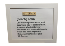Coach - Scrabble tile art unframed print