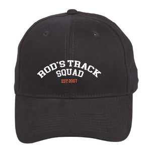 ROD'S TRACK SQUAD - Peak Running Cap - Navy ** available to order now**