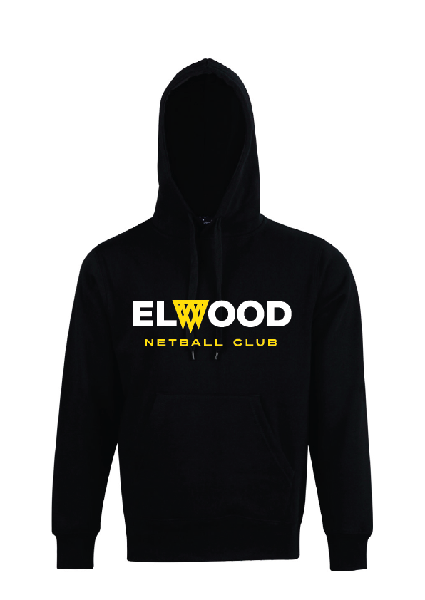 Elwood Netball Club Hoodie  OPTIONAL CUSTOM NAME