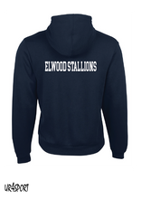 Elwood Stallions - Zip thru Hoodie optional Name extra