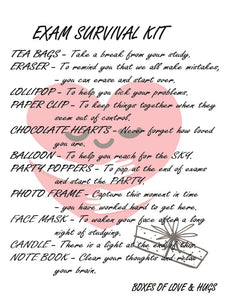 Exam Survival Kits - Chillax Box
