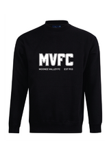MVFC Traditional crew neck sweat top Black -  OPTIONAL CUSTOM NAME