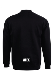 MVFC Traditional crew neck sweat top Black -  OPTIONAL CUSTOM NAME