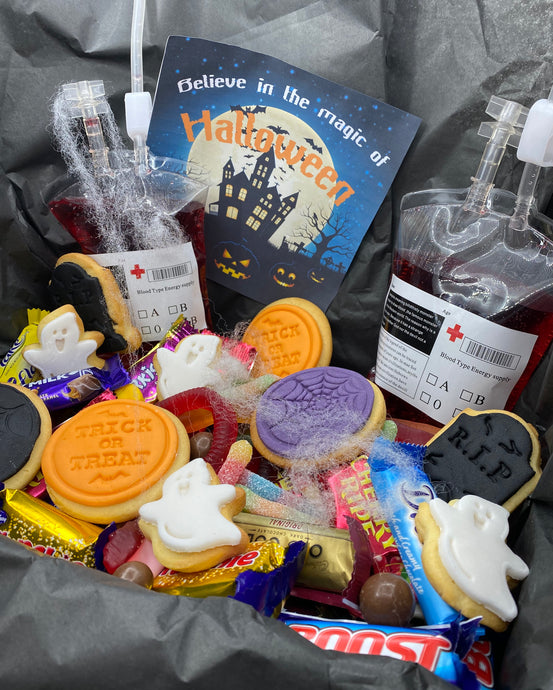 Halloween Treat Box with Blood Bags