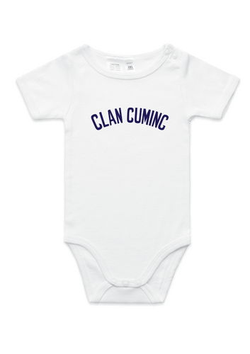 CLAN CUMING WHITE MINI-ME INFANT ONE PIECE