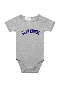 CLAN CUMING GREY MARLE MINI-ME INFANT ONE PIECE