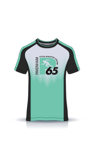 Pakenham Little Athletics Club training tee Shirt - OPTIONAL CUSTOM NAME