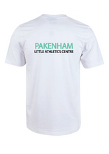 Pakenham Little Athletics cotton short sleeve training/supporter tee