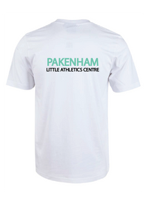Pakenham Little Athletics cotton short sleeve training/supporter tee