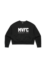 MVFC cropped sweat top - black