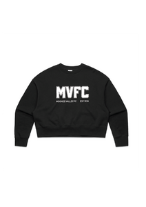 MVFC cropped sweat top - black