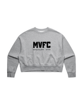 MVFC Cropped sweat top - grey marle