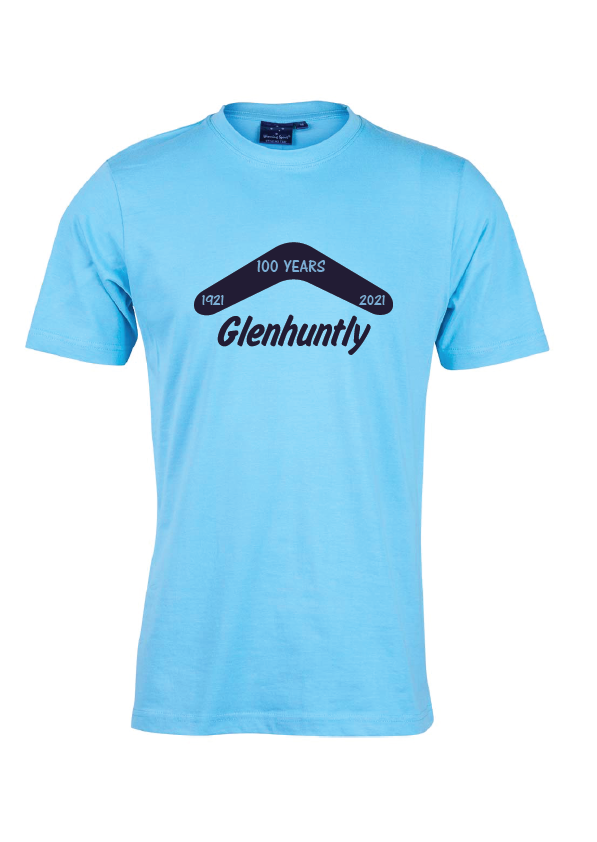 Glenhuntly Athletics commemorative tee - Blue