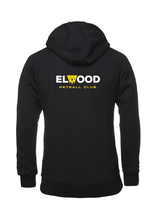 Elwood Netball Club Zip Front Fleecy Hoodie OPTIONAL CUSTOM NAME